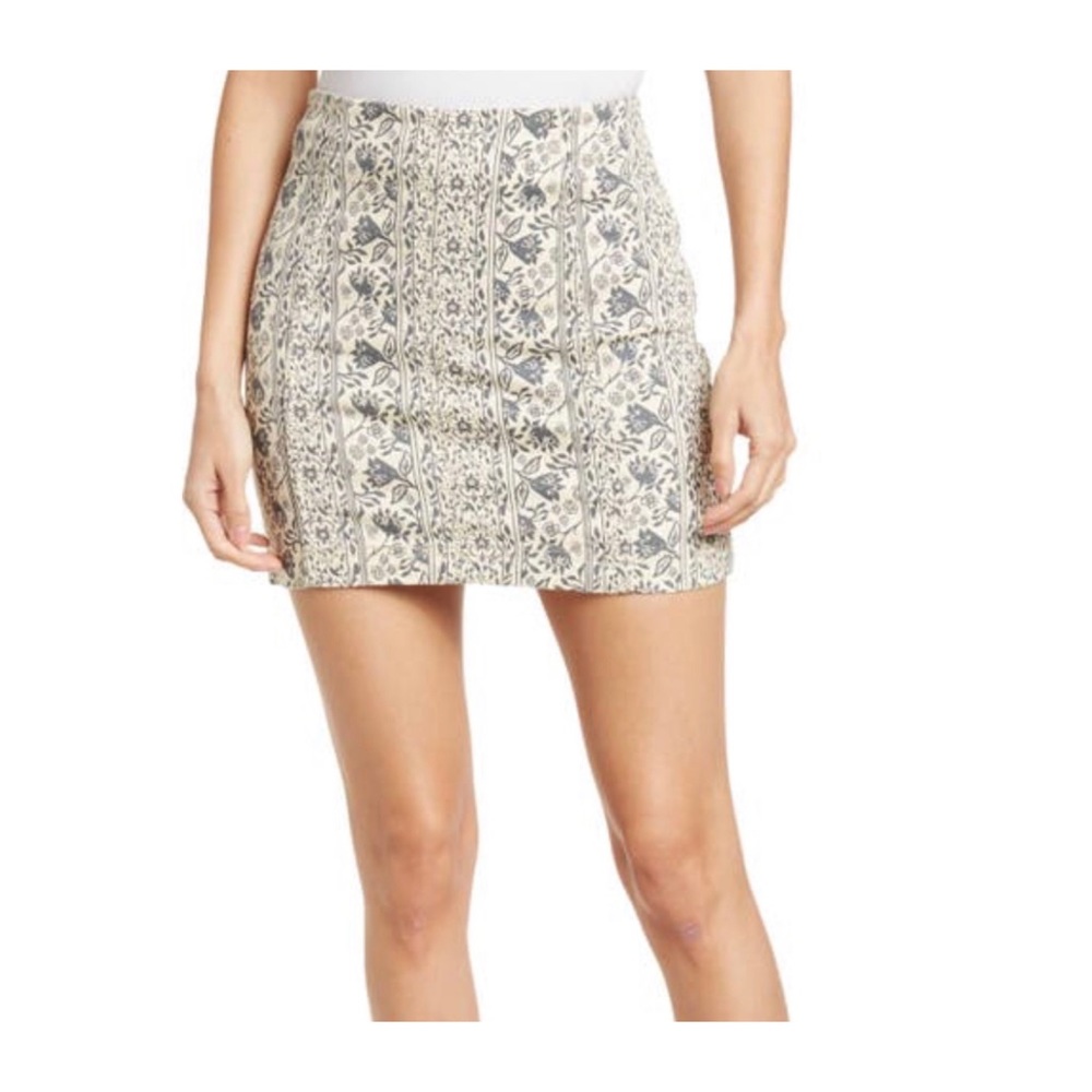 NWT Free People Modern Femme Denim Mini Skirt